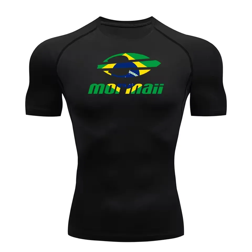 T Shirt Tight Fit - Мужская футболка-рашгард для серфинга и дайвинга,