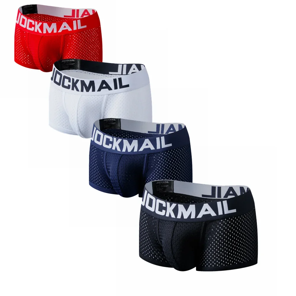 Multi Pack Underwear - JOCKMAIL, 4 шт./лот, мужские сетчатые дышащие